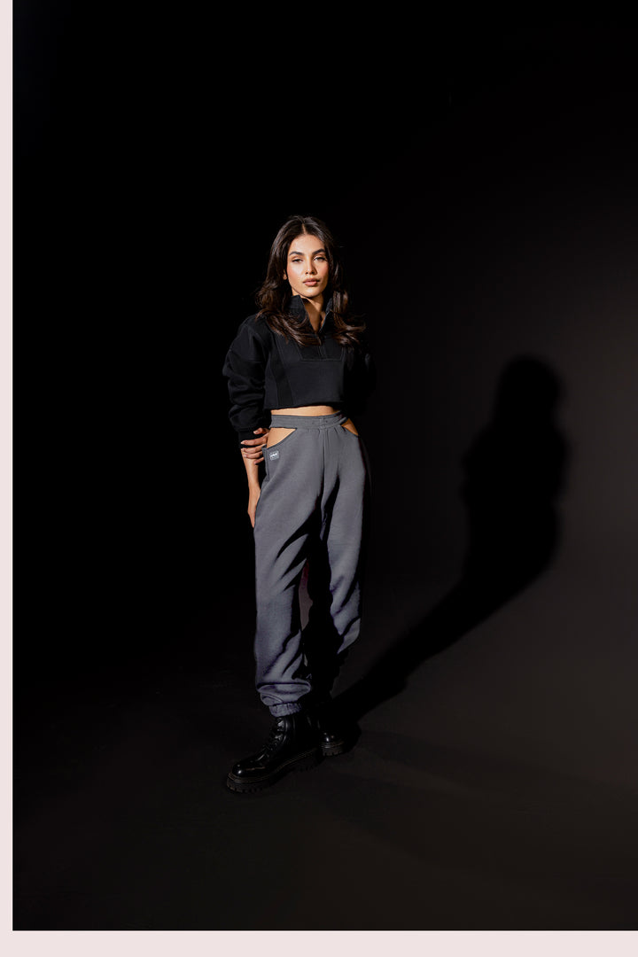 Side-Slits Sweat Pants