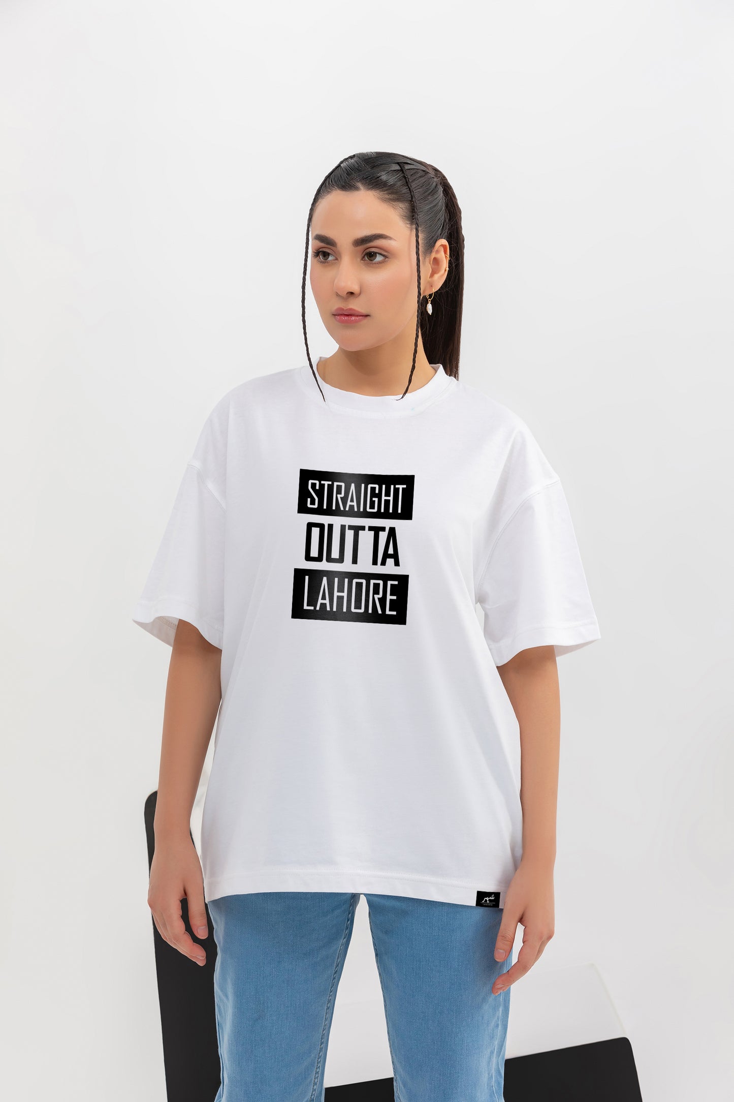 Shehr Collection - Straight Outta Lahore - Oversize Unisex Graphic Shirt