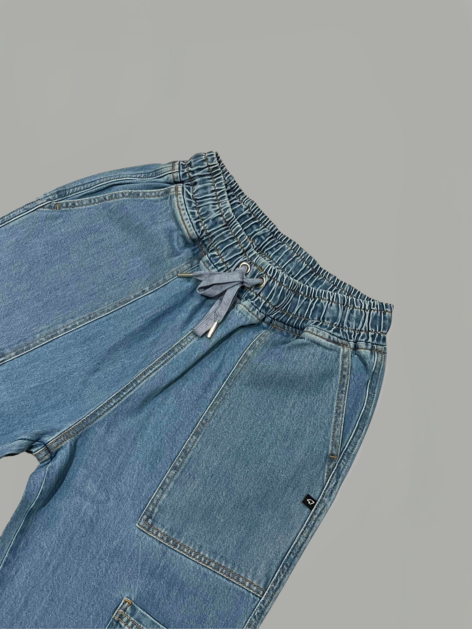 Unisex Denim Jogger Pants