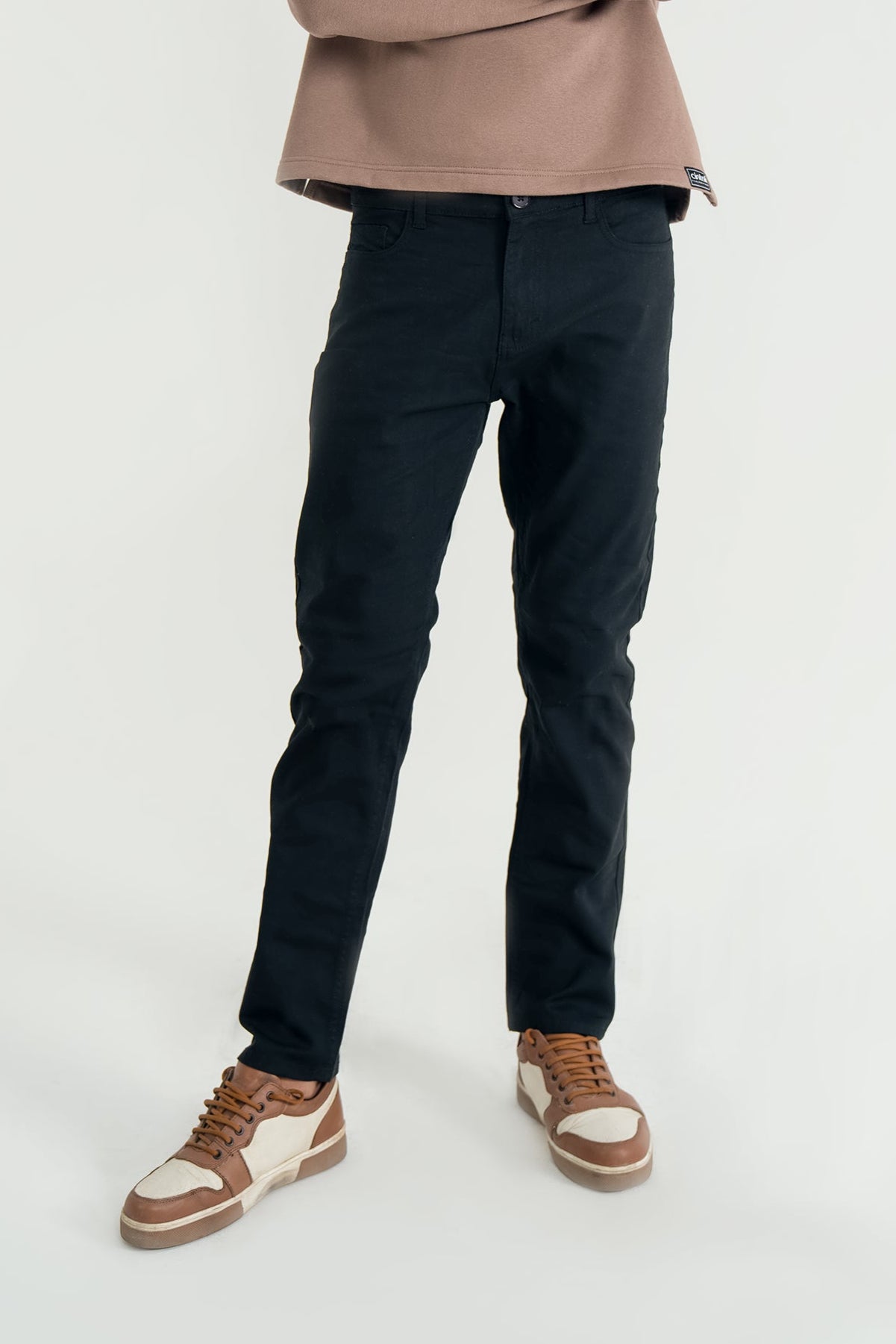 Cotton Dress Pants (Black)