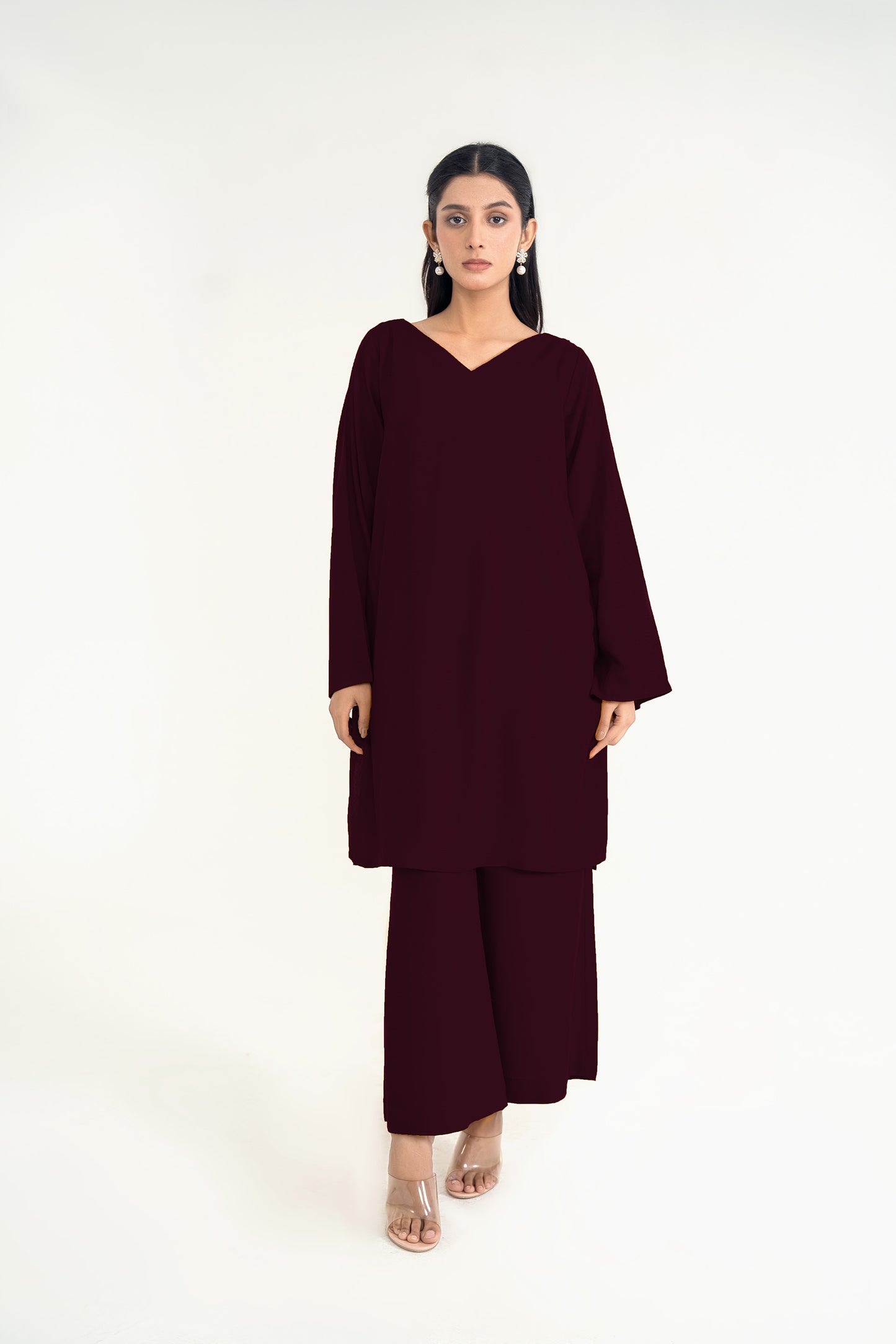 Zari (Maroon)