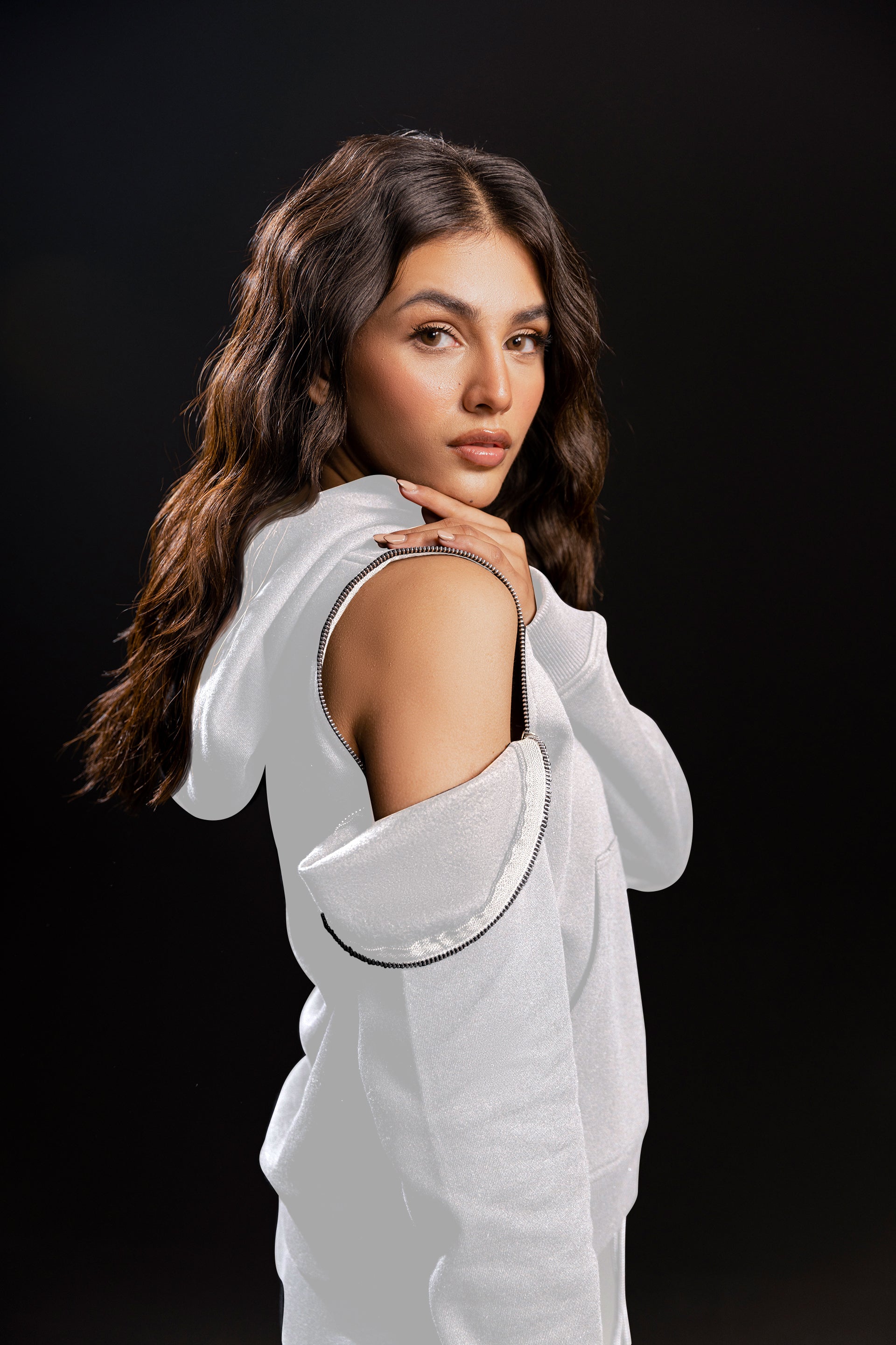 Cold Shoulder Hoodie